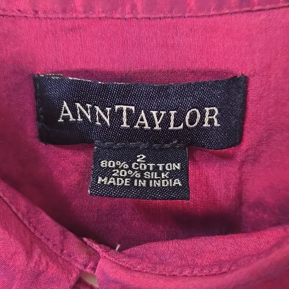 Ann Taylor Silk Blend Blouse - Picture 5 of 7
